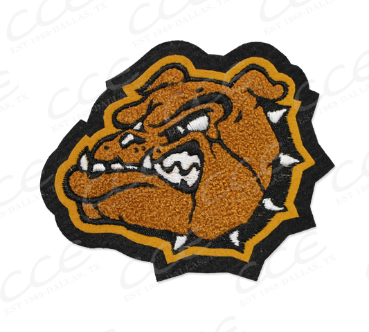 McGregor HS Bulldog Face Mascot