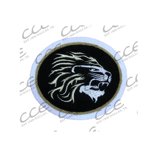 Kaufman HS Lions Sleeve Mascot