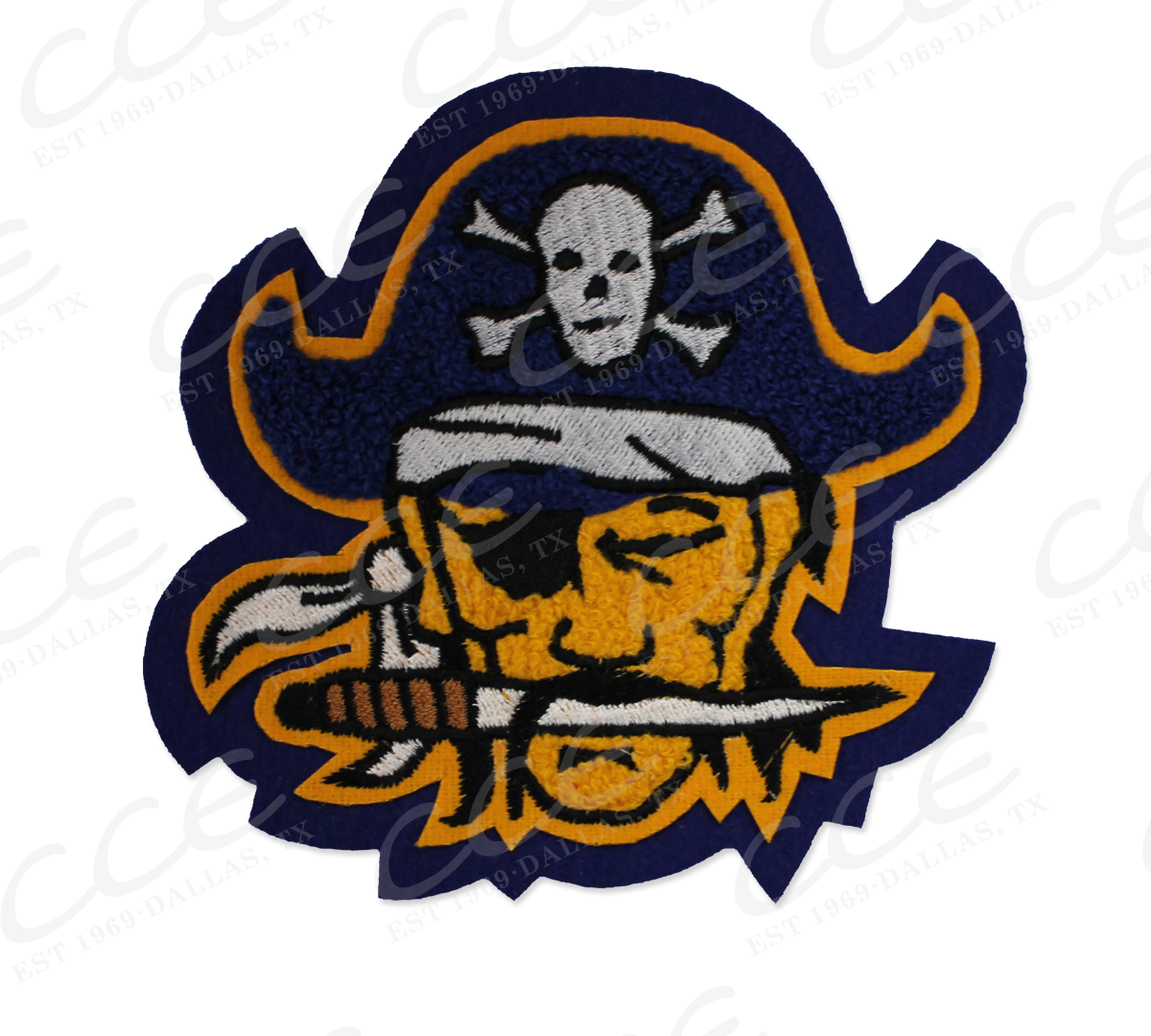 Priddy HS Pirate Sleeve Mascot
