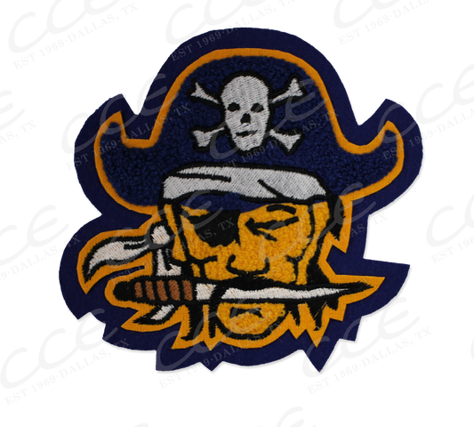 Priddy HS Pirate Sleeve Mascot