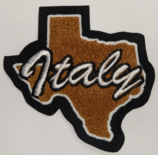 Italy HS State of TX Mascot Patch