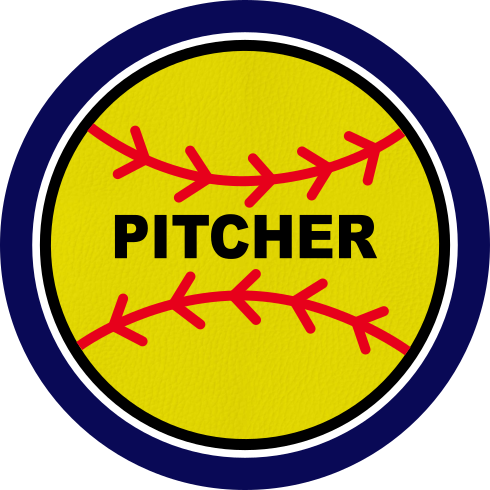Real Feel Yellow Softball Sleeve Patch