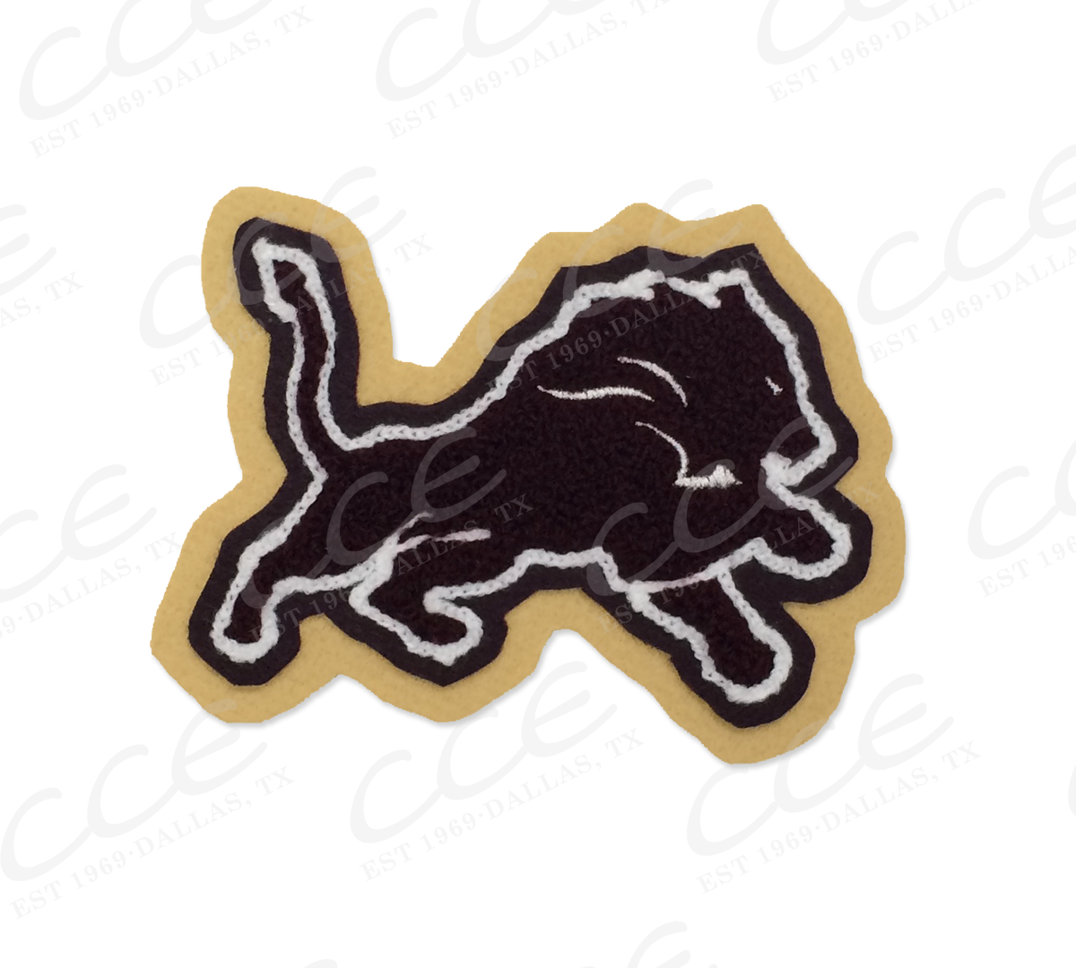 San Antonio Christian Lion Sleeve Mascot Patch