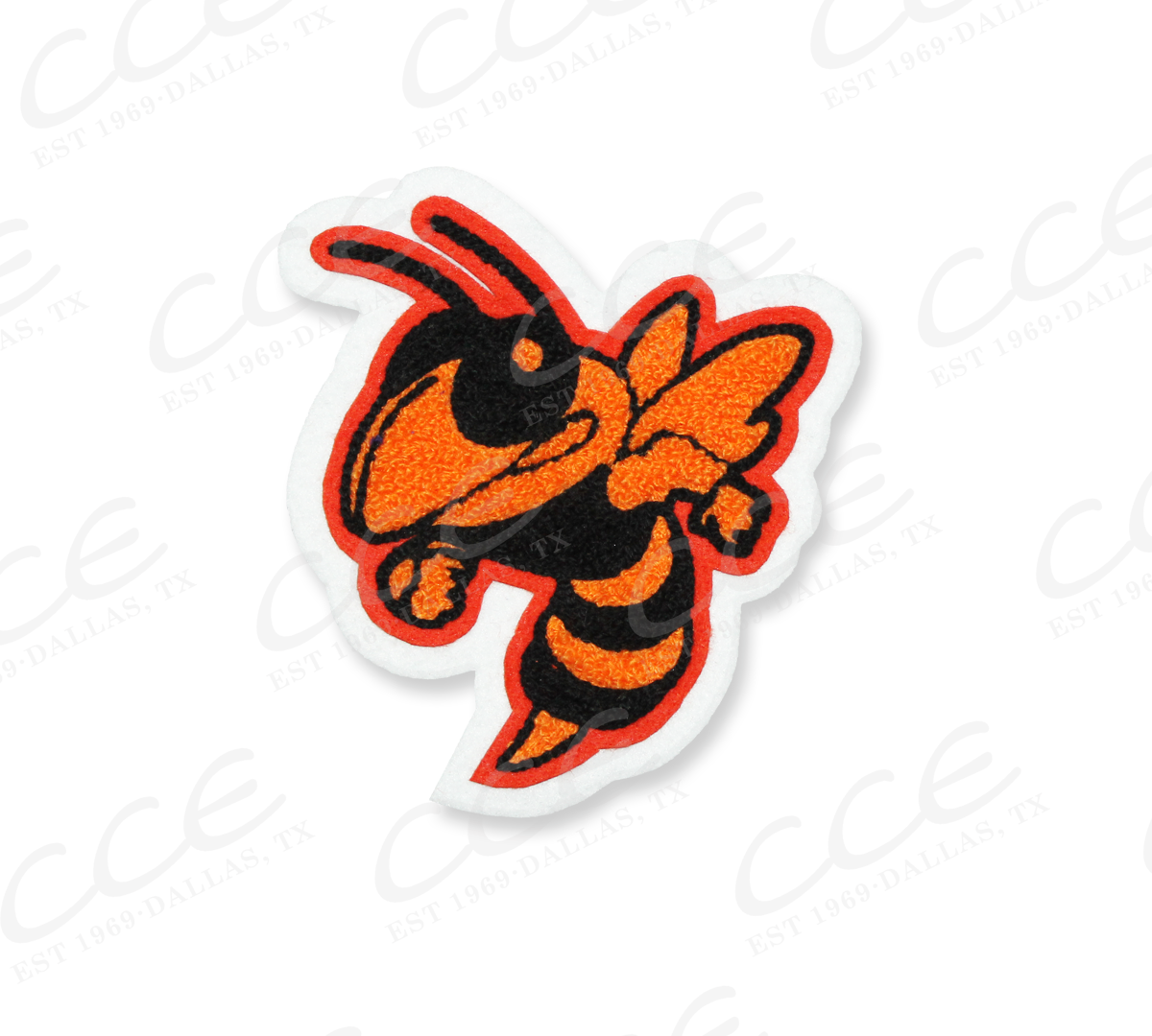 Kemp HS Yellow Jacket Sleeve Mascot