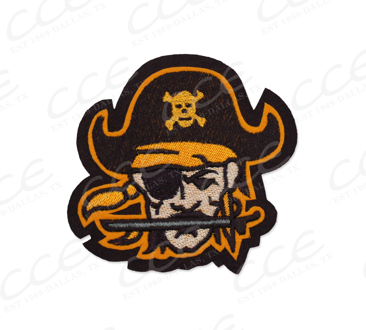 Collinsville HS Pirates Sleeve Mascot