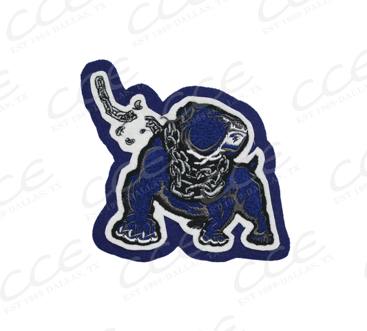 Somerset HS Bulldog w/ Chain Sleeve Mascot