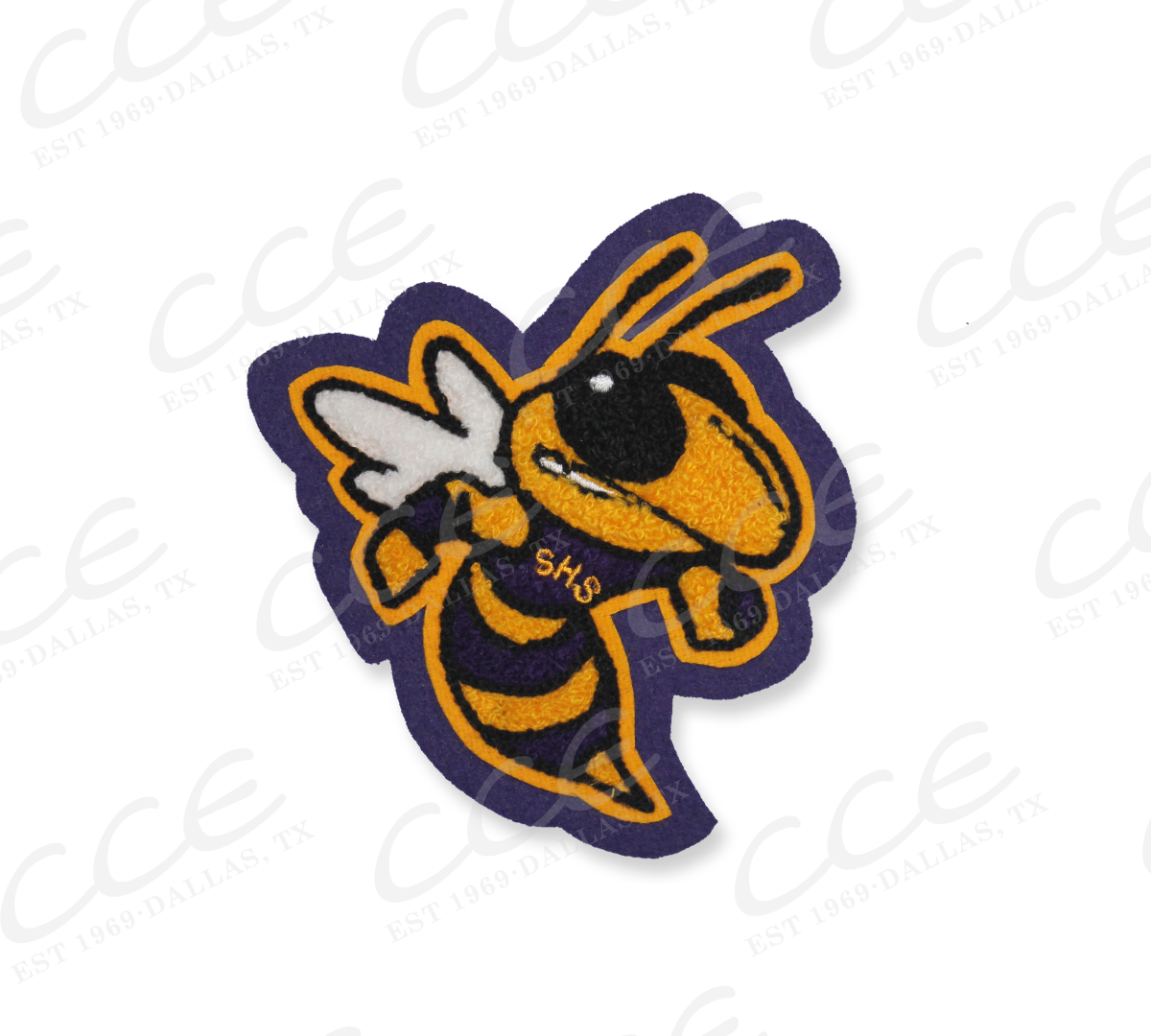 Sabinal HS Yellow Jackets Sleeve Mascot