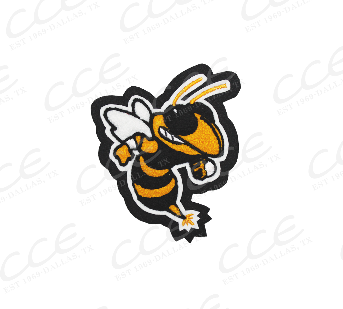 East Central HS Hornets  Sleeve Mascot