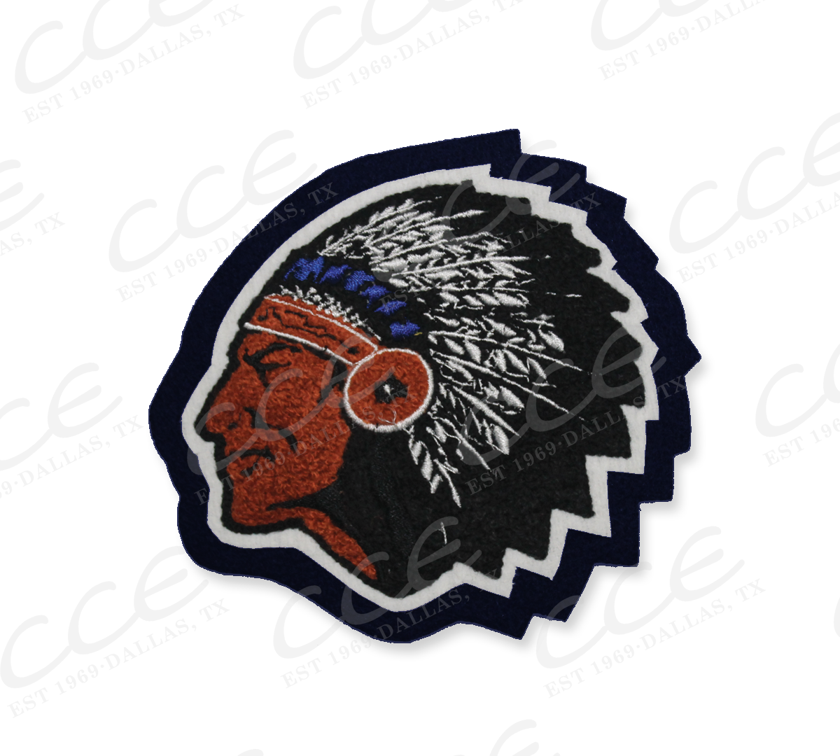 El Reno HS (OK) Indian Sleeve Mascot