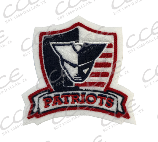Veterans Memorial HS Patriots Sleeve Mascot