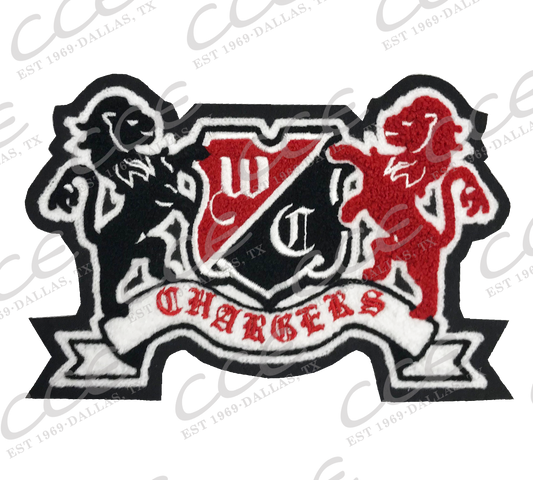 Churchill Crest Back of Jacket 8" Patch