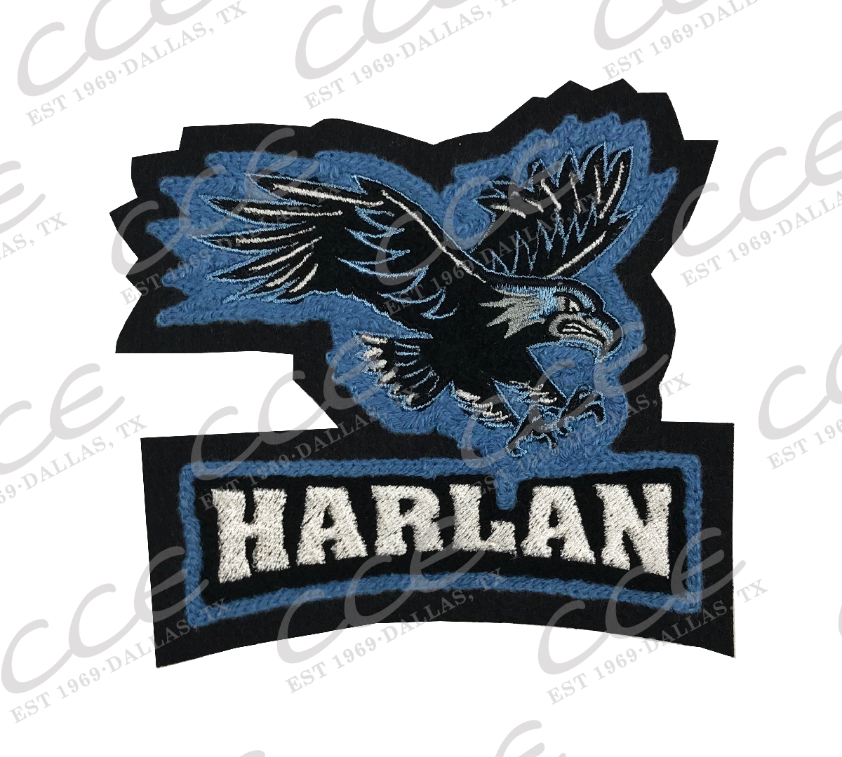 Harlan HS Flying Hawk Mascot