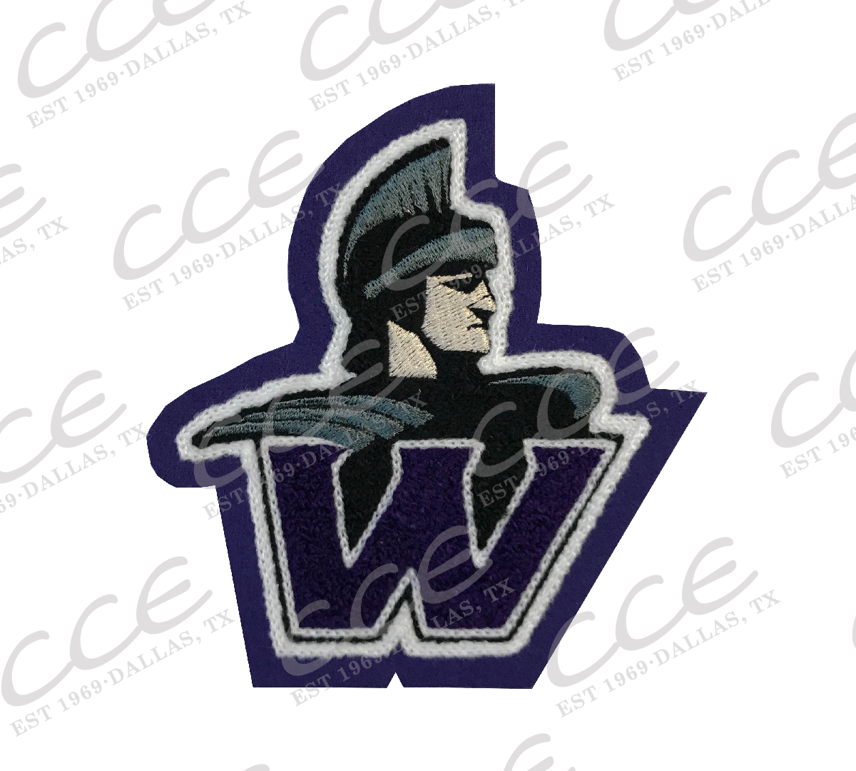 Warren Warrior Head Mascot