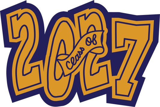 4-Digit Krazy Block Year Date w/ "Class of" Insert