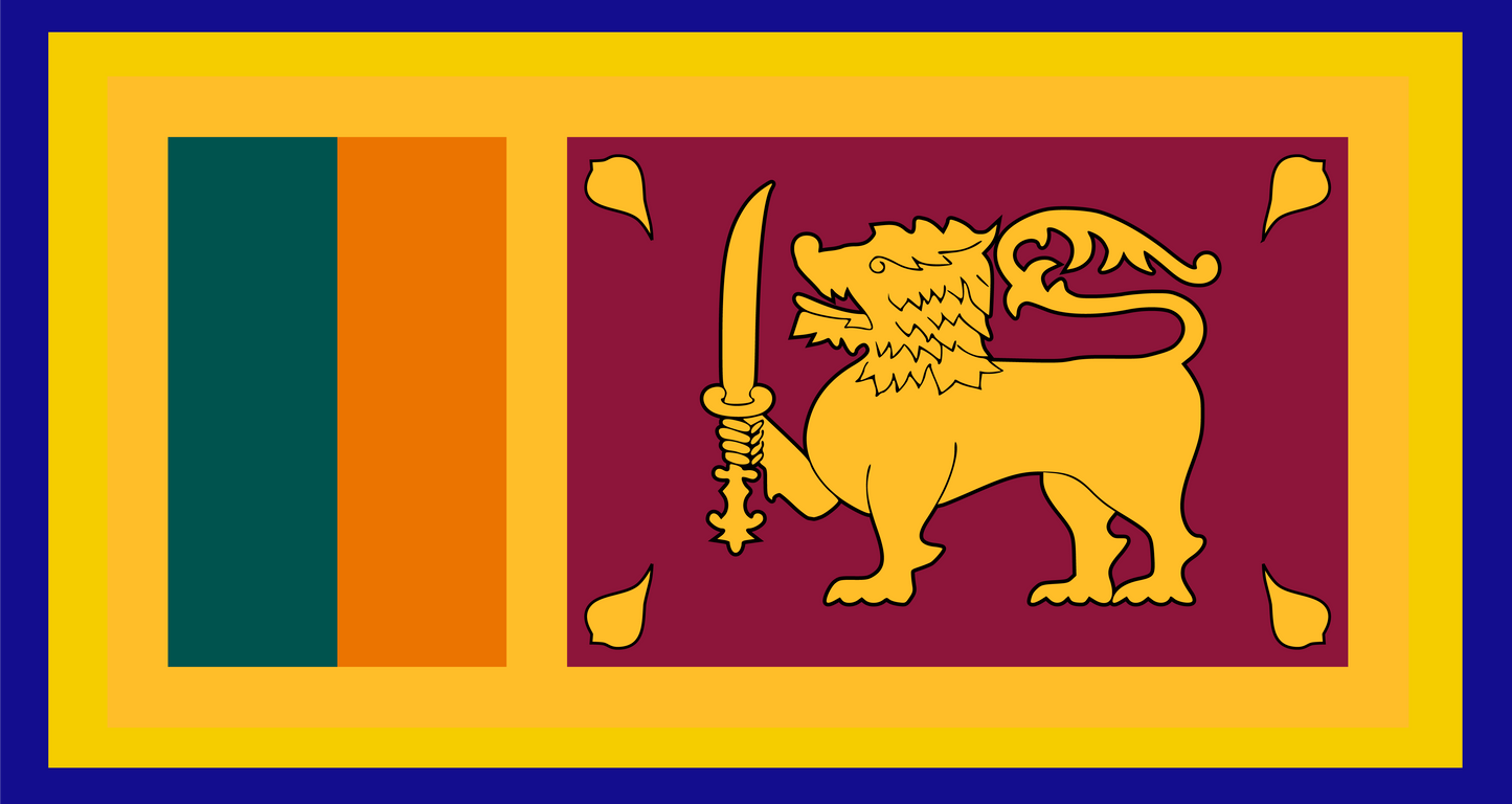 Flag of Sri Lanka Sleeve Patch