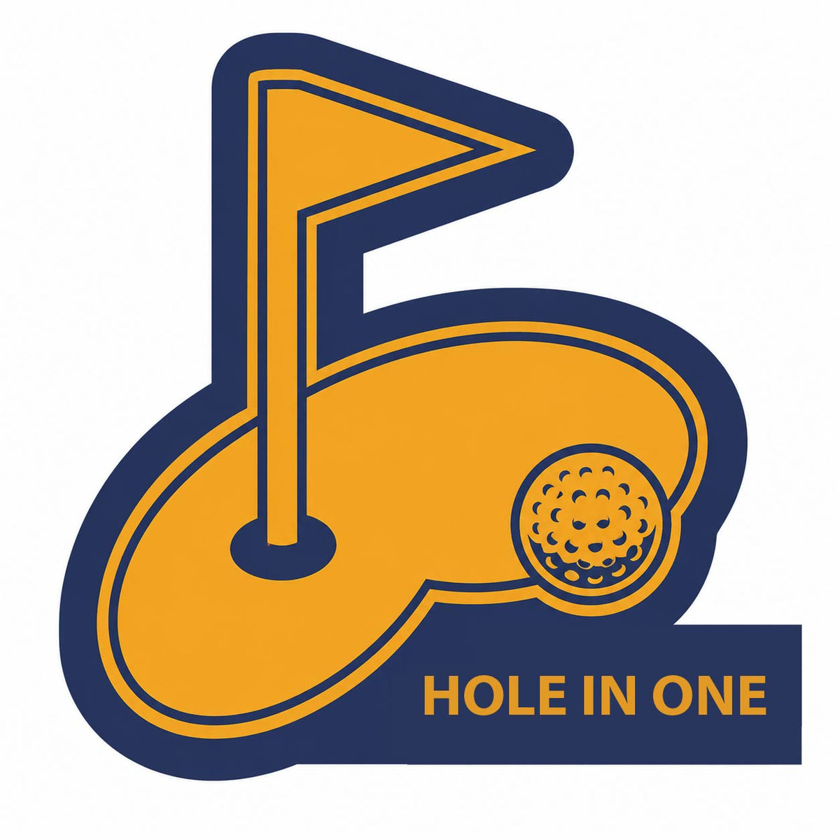 Golf Hole In One Sleeve Patch