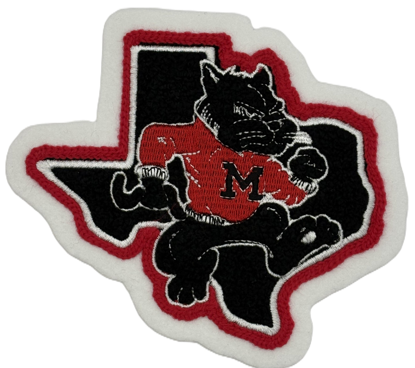 Mexia HS TX wi/Black Cat Sleeve Mascot