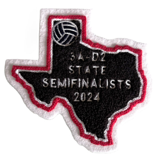 West HS 2024 State Semifinalist Volleyball Sleeve Patch