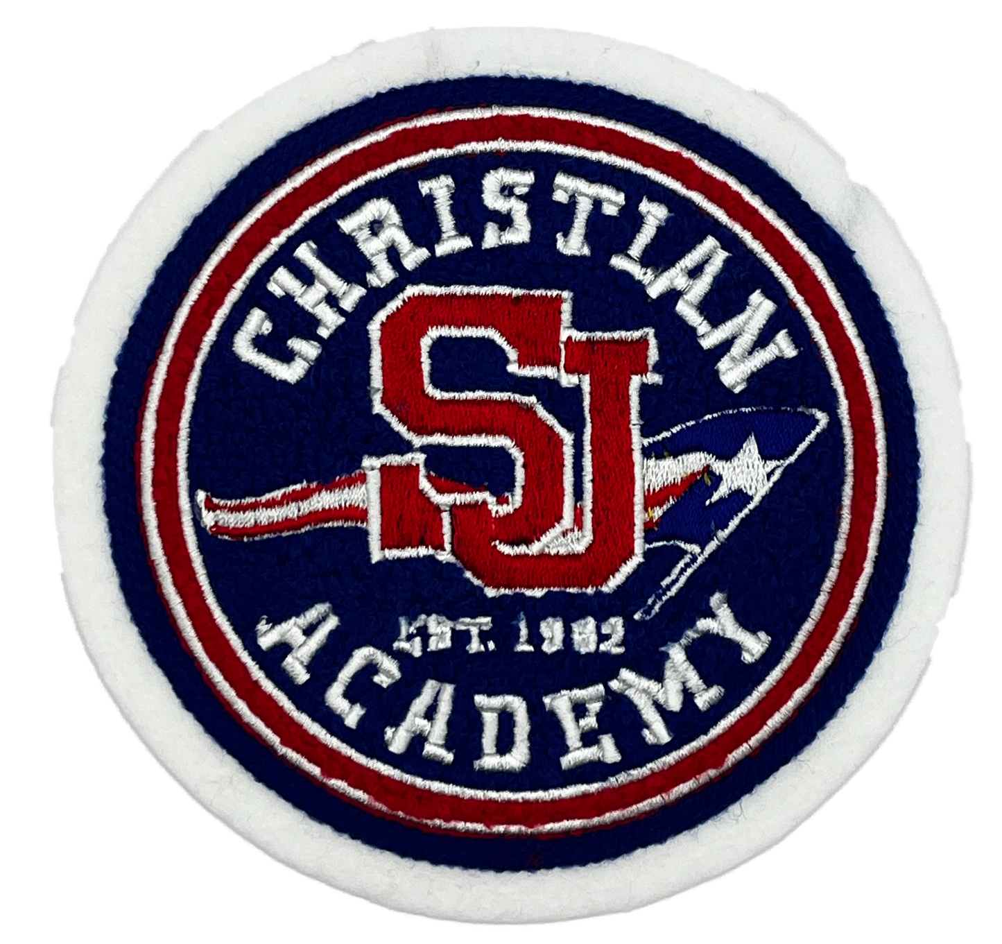 San Jacinto Christian Academy Patriot Sleeve Mascot