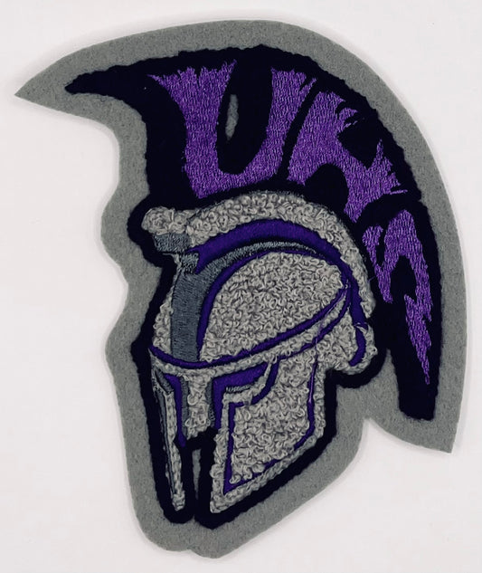 University HS Trojan Sleeve Mascot