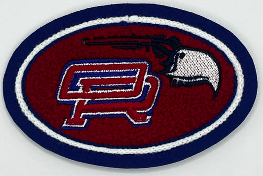 Oak Ridge HS War Eagle Oval Sleeve Mascot
