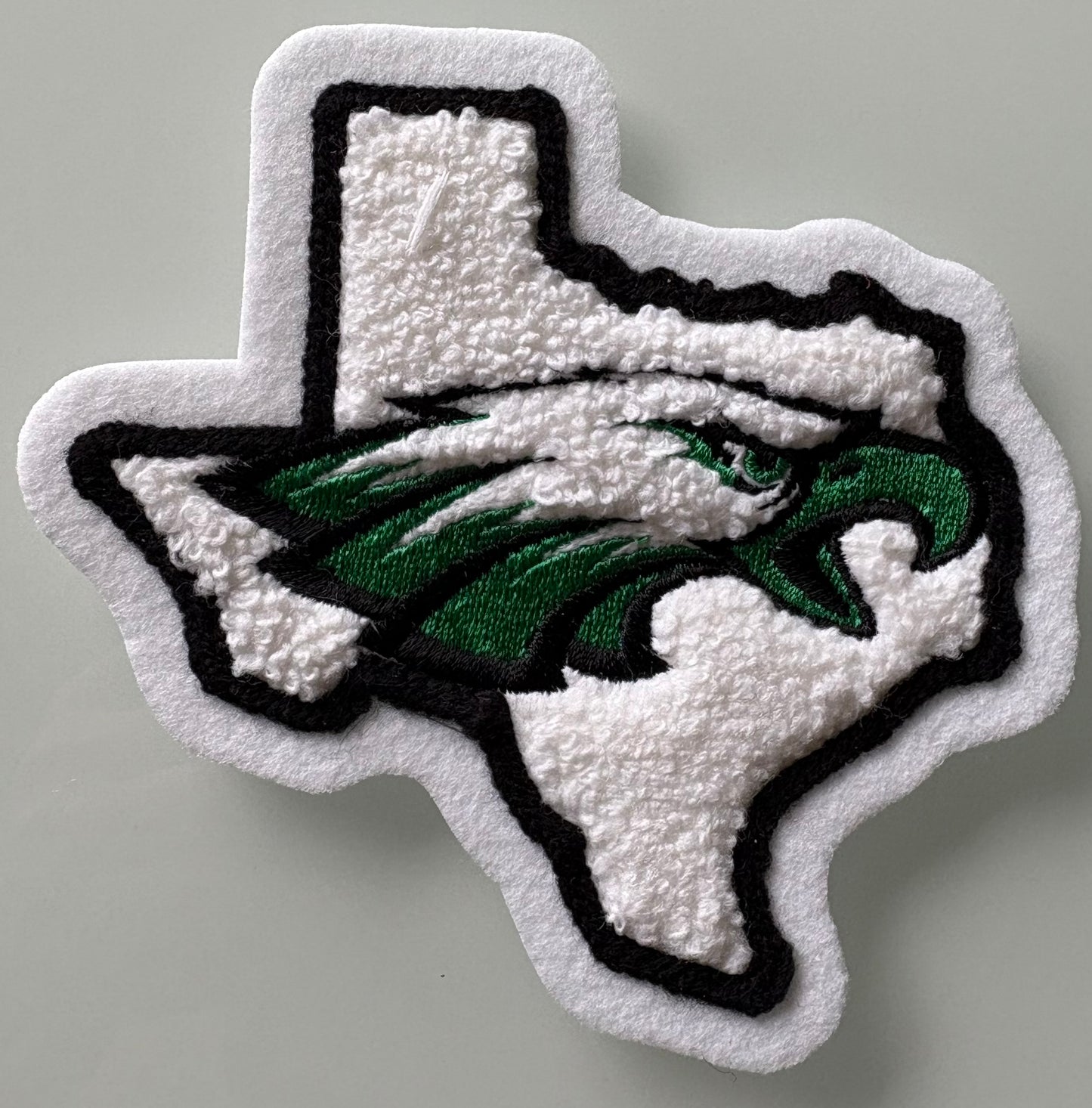 Pleasanton High School Texas w/Eagle Sleeve Mascot