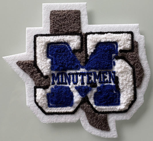Memorial HS (SA) Texas Minutemen Sleeve Mascot