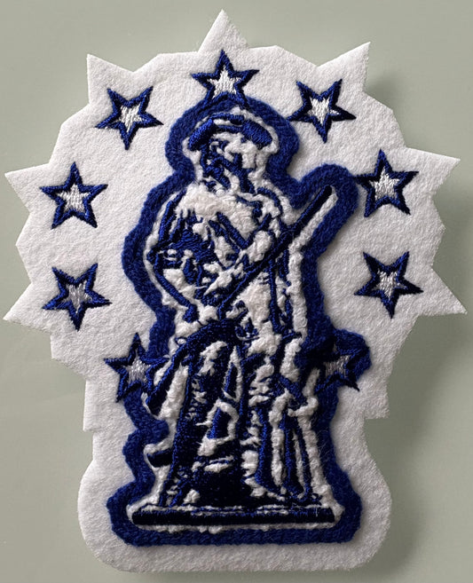 Memorial HS (SA) Minuteman Sleeve Mascot