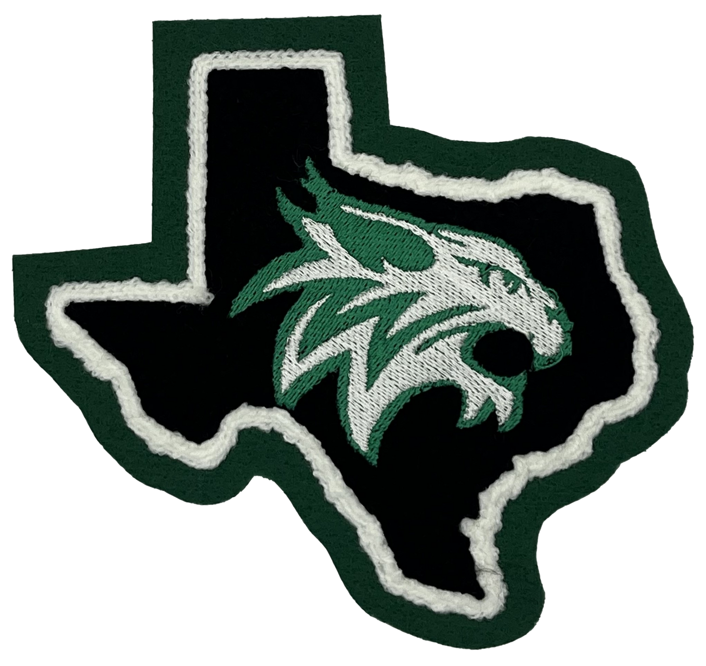 Kerens High School Tx w/ Bobcat Sleeve Mascot