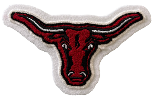 Marshall High School Bull Head Sleeve Mascot