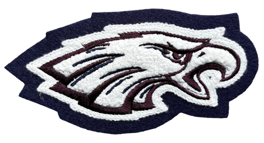 Rowlett Eagle Head Sleeve Mascot