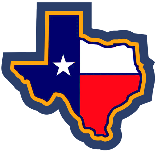 Texas-Flag Colors Sleeve Patch