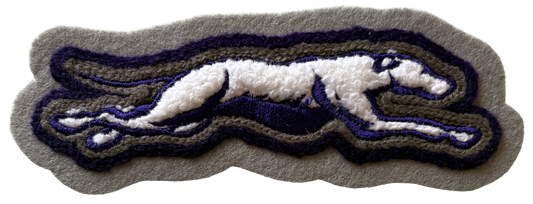 Boerne High School Greyhound Mascot Sleeve Patch