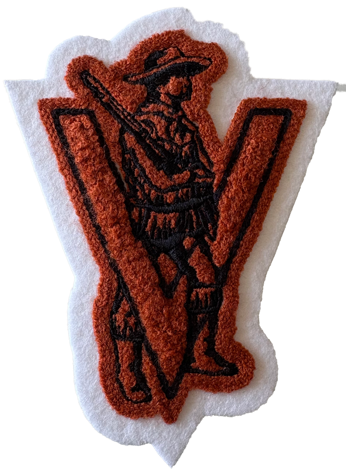 James Bowie Volunteer Mascot TX Orange