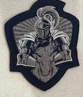 Liberty Christian School Argyle Warrior Sleeve Mascot