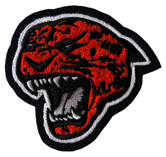 Malvern High School Leopard Head Mascot Patch