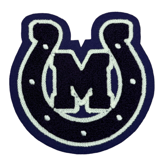 Mason HS Horseshoe Mascot Sleeve Patch
