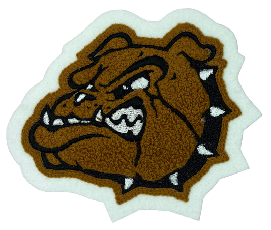 McGregor HS Bulldog Face Mascot Sleeve Patch