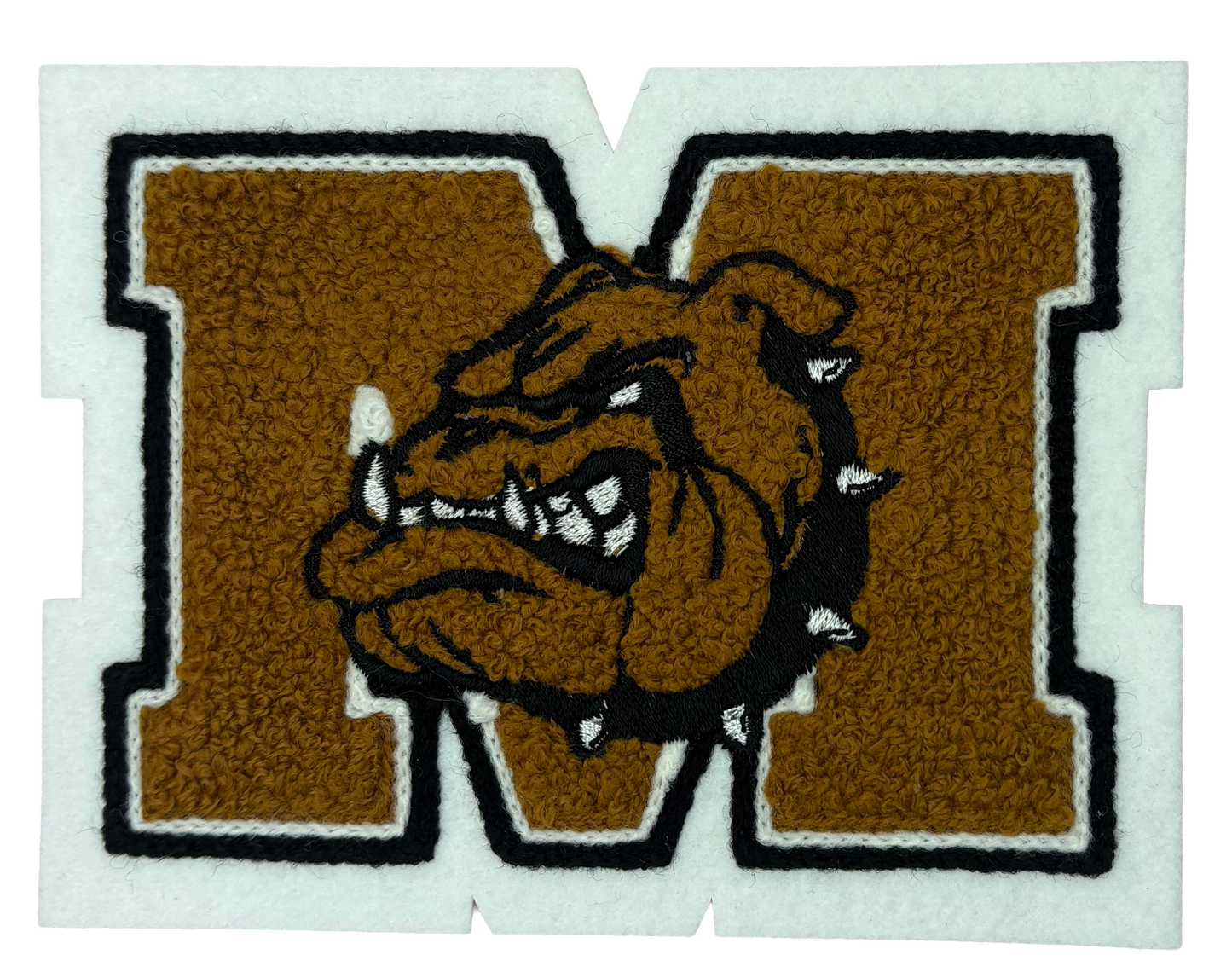 McGregor HS M w/Bulldog Mascot Sleeve Patch