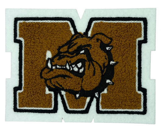 McGregor HS M w/Bulldog Mascot Sleeve Patch