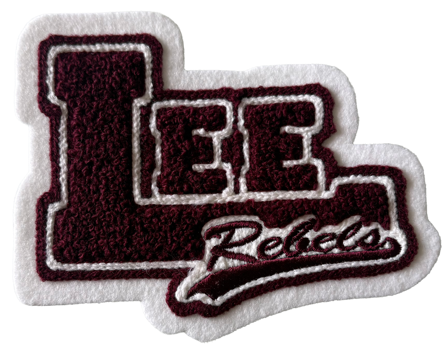 Midland Lee High School Rebels Mascot Sleeve Patch