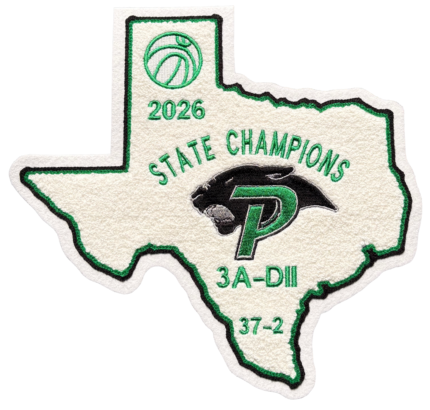 Paradise HS STTX 2026 Basketball State Champions Patch