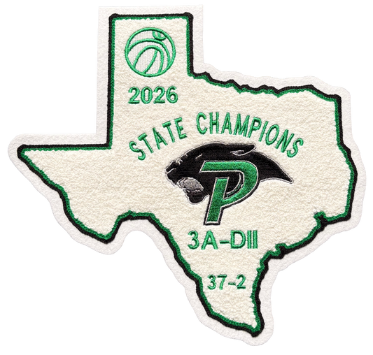 Paradise HS STTX 2026 Basketball State Champions Patch