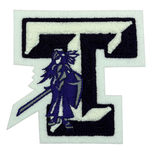 Talkington HS T Warrior Mascot Sleeve Patch