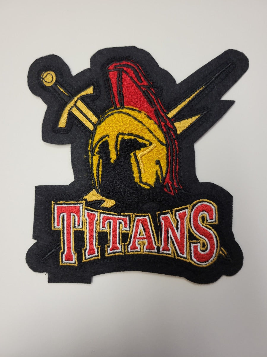 Victoria East HS Titans Mascot – SSR Jackets Patch Store