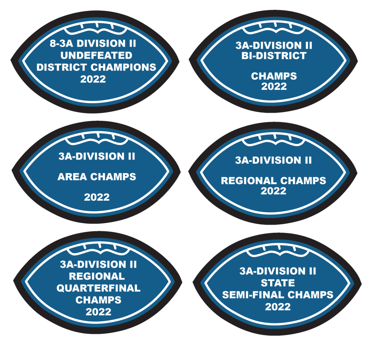 GUNTER FOOTBALL DISTRICT PLAYOFF ROUNDS 2022 PATCHES SSR Jackets gunter-football-district-playoff-rounds-2022-patches-ssr-jackets