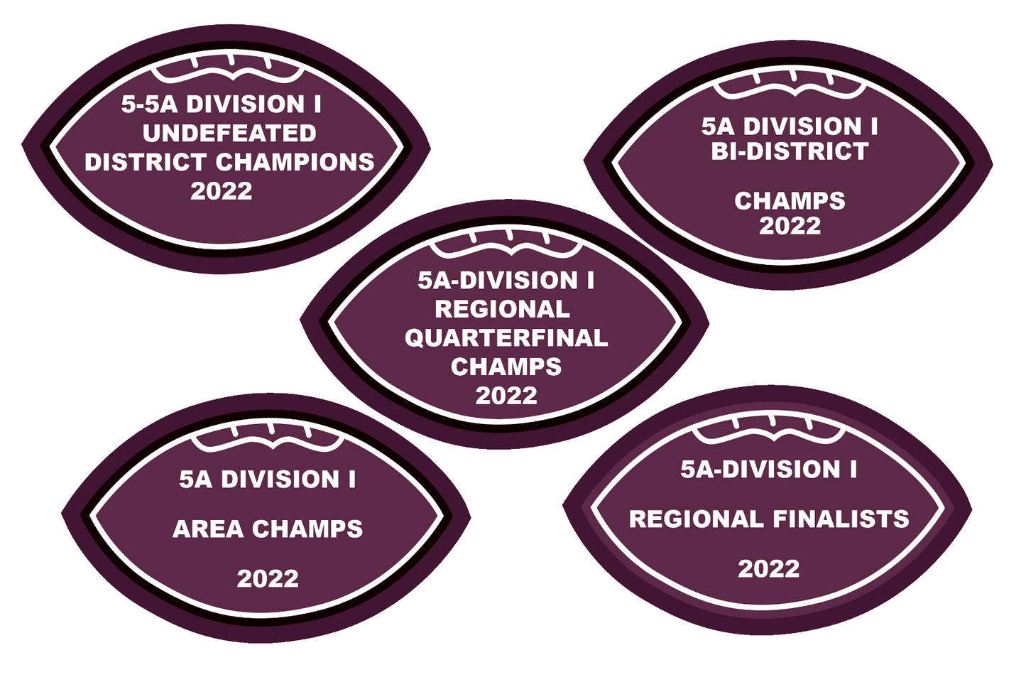 TIMBERVIEW FOOTBALL DISTRICT CHAMPIONS & PLAYOFF ROUNDS 2022 BUNDLE