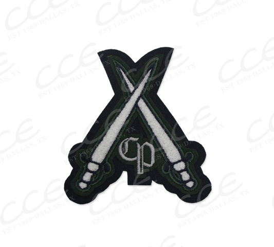 College Park HS Crossed Swords Sleeve Mascot