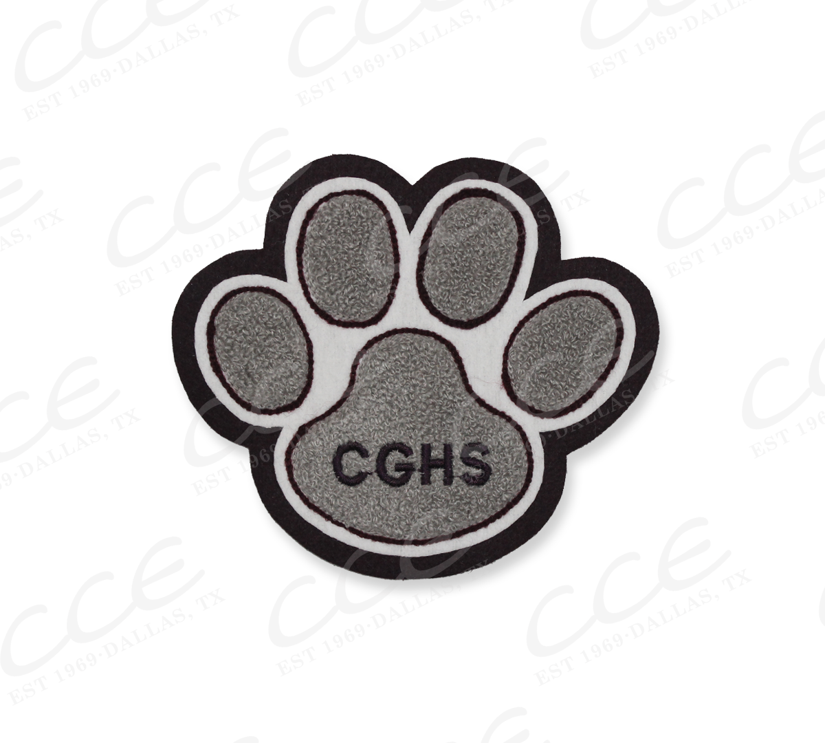 Cranfills Gap HS Paw Print Sleeve Mascot