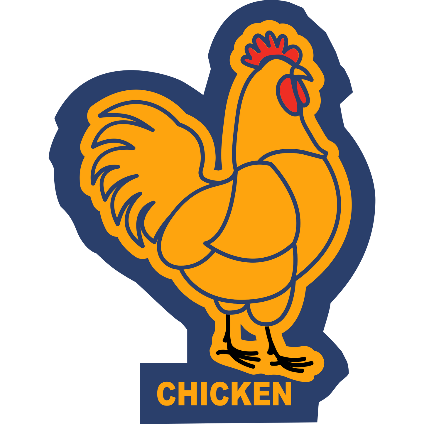 Chicken Sleeve Patch